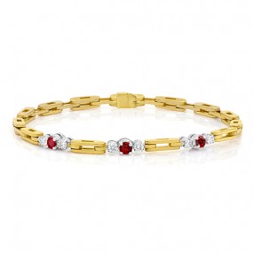 Gem Platinum Bracelet