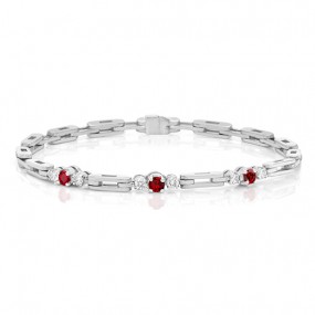 Gem Platinum Bracelet