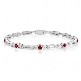 Gem Platinum Bracelet