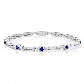 Gem Platinum Bracelet
