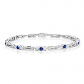 Gem Platinum Bracelet