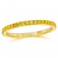 Gem Platinum Yellow Diamond Wedding Ring